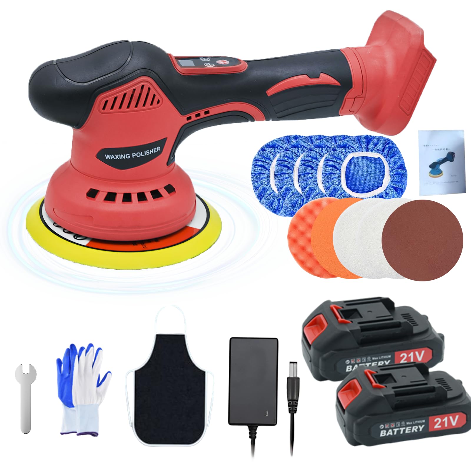 Amazon | 【2025新登場】電動ポリッシャー 車 ポリッシャー 8段変速